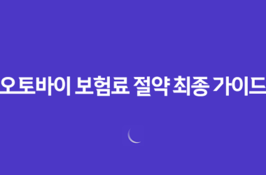 오토바이 보험료 절약 최종 가이드 2025년 최신 정보 총정리 20 오토바이 보험료 절약 최종 가이드 2025년 최신 정보 총정리 19