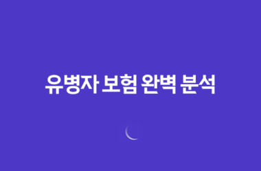 유병자 보험 완벽 분석(+ 10가지 핵심 차이점) 11