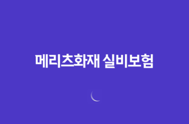 메리츠화재 실비보험 가입 조건 확인하기 22 메리츠화재 실비보험 가입 조건 확인하기 21