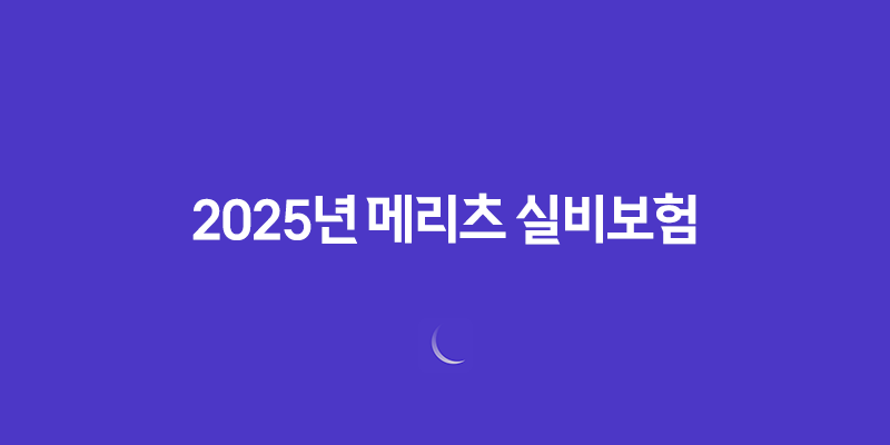 2025년 메리츠 실비보험 100세 시대, 꼼꼼하게 따져보고 가입하는 방법 8 2025년 메리츠 실비보험 100세 시대, 꼼꼼하게 따져보고 가입하는 방법 7