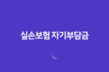 실손보험 자기부담금 완벽 정리 - 선택 방법과 차이점 비교 7