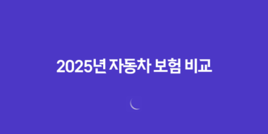 2025년 자동차 보험 비교 : 꼼꼼하게 따져보고 저렴하게 가입하는 방법 - 총정리 4 2025년 자동차 보험 비교 : 꼼꼼하게 따져보고 저렴하게 가입하는 방법 - 총정리 3