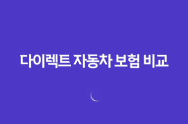 2025년 다이렉트 자동차 보험 비교 견적 사이트 - 꼼꼼하게 따져보고 저렴하게 가입하는 방법 7