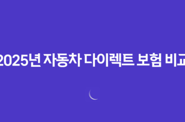 2025년 자동차 다이렉트 보험 비교 견적 - 총정리 및 완벽 분석 21