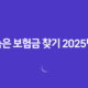 숨은 보험금 찾기 2025년 : 12조 원의 숨은 돈, 지금 바로 확인하세요! 13