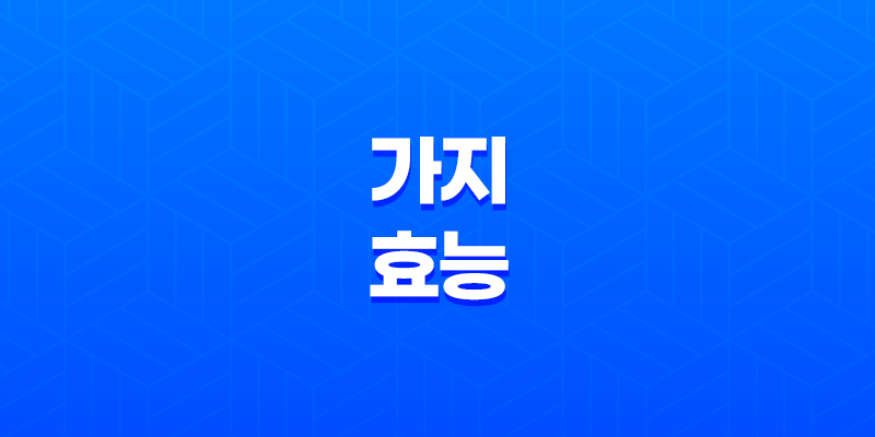 가지 효능과 부작용 8 가지 효능과 부작용 7