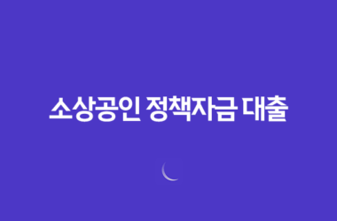 소상공인 정책자금 대출 온라인 신청 방법과 대상자 조회 29