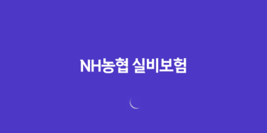 NH농협 실비보험(+ 보장 내용과 선택 요령) 35