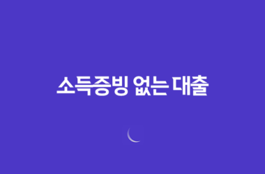 소득증빙 없는 대출 소액 대출의 조건, 한도, 금리, 대출 방법 9