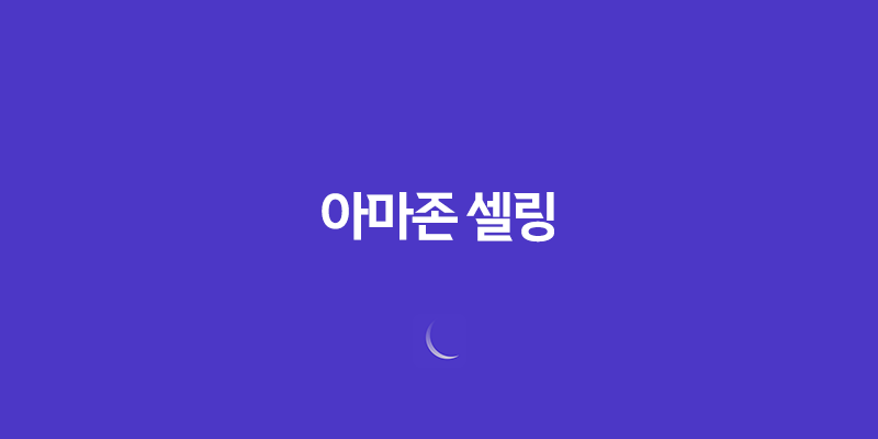 아마존 셀링을 선택하게 되면 무엇을 해야할까? 7