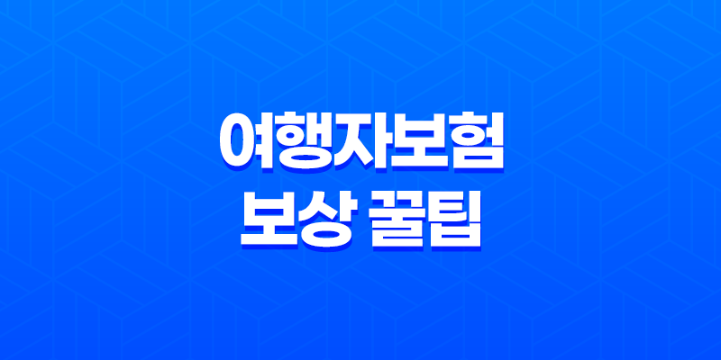 여행자보험 보상 꿀팁 총정리 - 5가지 핵심 정보 8 여행자보험 보상 꿀팁 총정리 - 5가지 핵심 정보 7