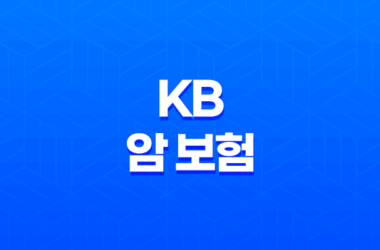 KB 암 보험(+ 2025년 암 보험 트렌드와 나에게 맞는 상품 찾기) 15