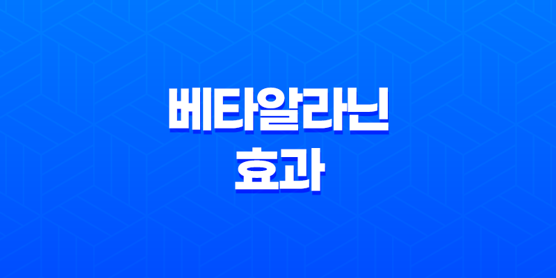베타알라닌, 근육형성과 회복을 위한 성분 8 베타알라닌, 근육형성과 회복을 위한 성분 7