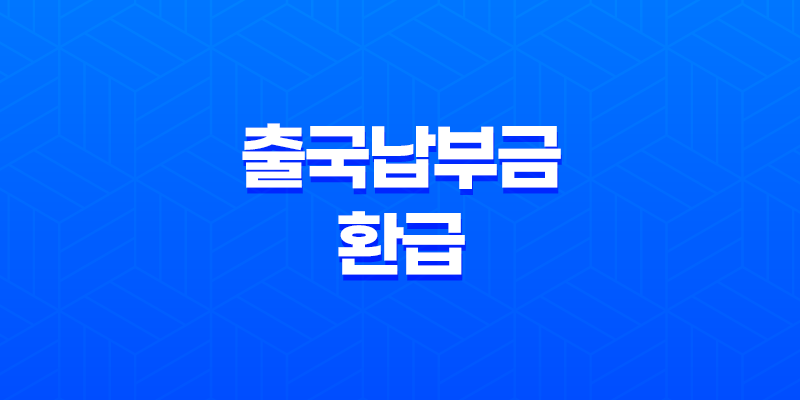 출국납부금 환급 방법 5년 내 미사용 항공권 숨은 돈 찾기(+ 2025 최신) 8 출국납부금 환급 방법 5년 내 미사용 항공권 숨은 돈 찾기(+ 2025 최신) 7