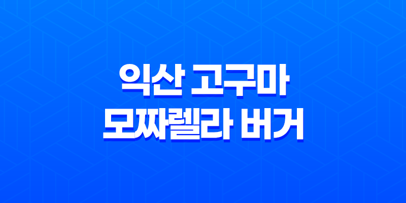 익산 고구마 모짜렐라 버거 솔직 후기(+ 맥도날드 한국의 맛 역대급일까?) 8 익산 고구마 모짜렐라 버거 솔직 후기(+ 맥도날드 한국의 맛 역대급일까?) 7