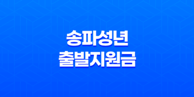 송파성년출발지원금 신청 및 사용처 - 송파구 청년지원금 안내 15