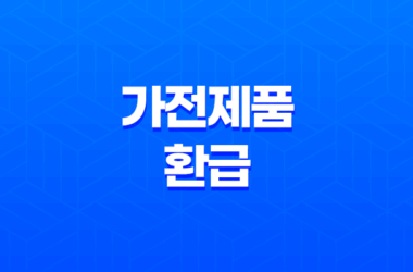 1등급 가전제품 환급 신청 방법 완벽 가이드 2025 최신 정보 29