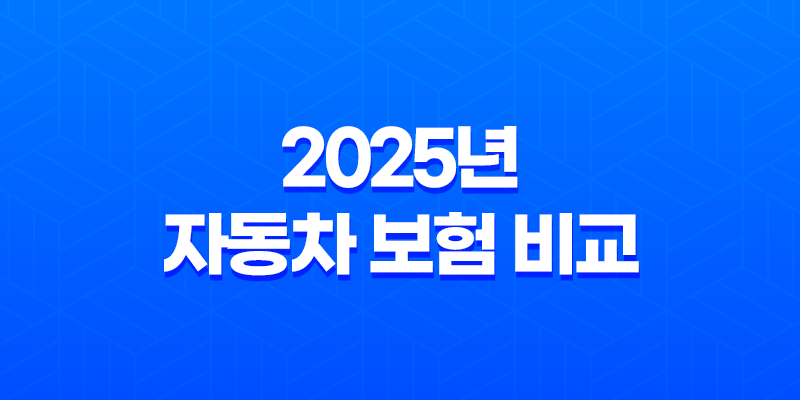 2025년 자동차 보험 비교 견적 사이트 추천 - 나에게 맞는 최저가 보험 찾기 7