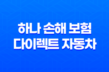 하나 손해 보험 다이렉트 자동차 - 2025년 가입 가이드 및 현명한 선택 13