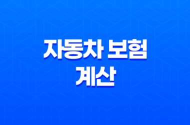 자동차 보험 계산(+ 2025년 20대 첫 차 보험료 비교하고 예상 금액 줄이는 방법) 21