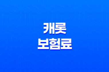 캐롯 보험료 2025년 최신 정보와 절약 꿀팁 - 총정리 17