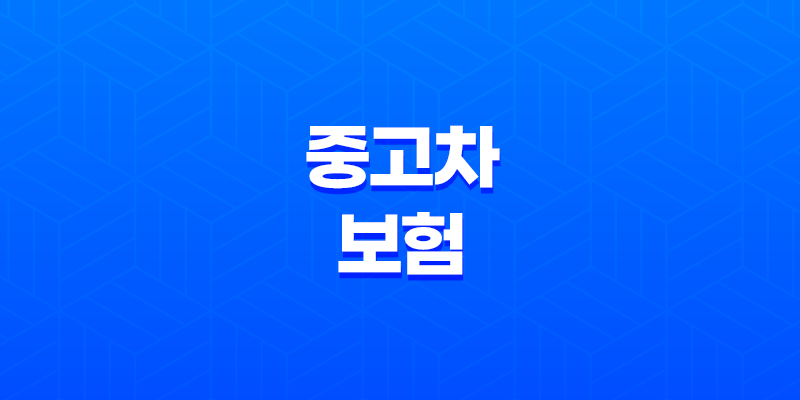 중고차 보험(+ 2025년 최신 정보와 가입 꿀팁) 8 중고차 보험(+ 2025년 최신 정보와 가입 꿀팁) 7