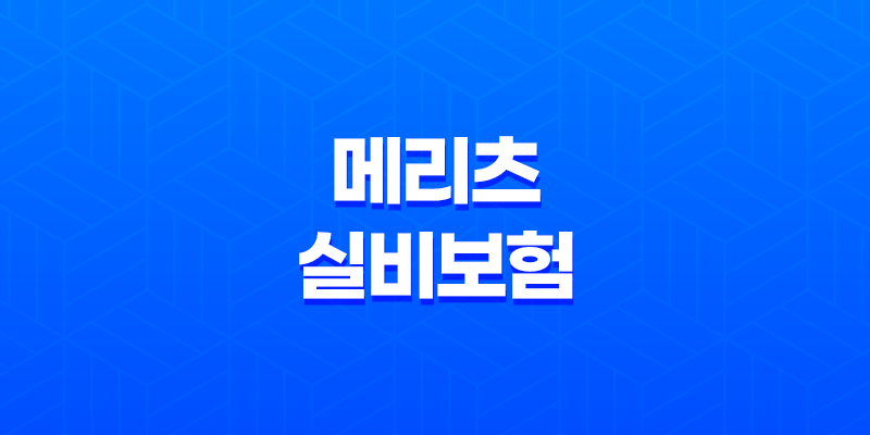 2025년 메리츠 실비보험 100세 시대, 꼼꼼하게 따져보고 가입하는 방법 7
