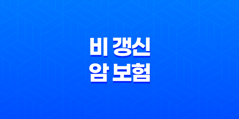 놓치면 손해 봅니다 - 비 갱신 암 보험 비교 핵심 가이드 8 놓치면 손해 봅니다 - 비 갱신 암 보험 비교 핵심 가이드 7